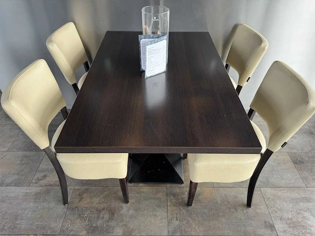De arend - houten restauranttafel (2x) - afbeelding 2 van  8