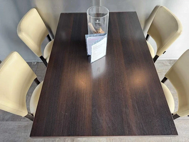 De arend - houten restauranttafel (2x) - afbeelding 4 van  8