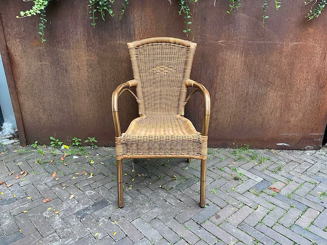De arend - terrasstoel wicker (4x) - afbeelding 2 van  5