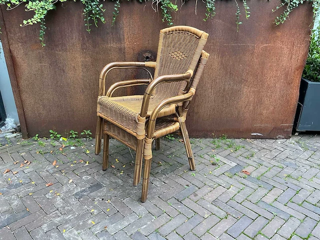 De arend - terrasstoel wicker (4x) - afbeelding 5 van  5