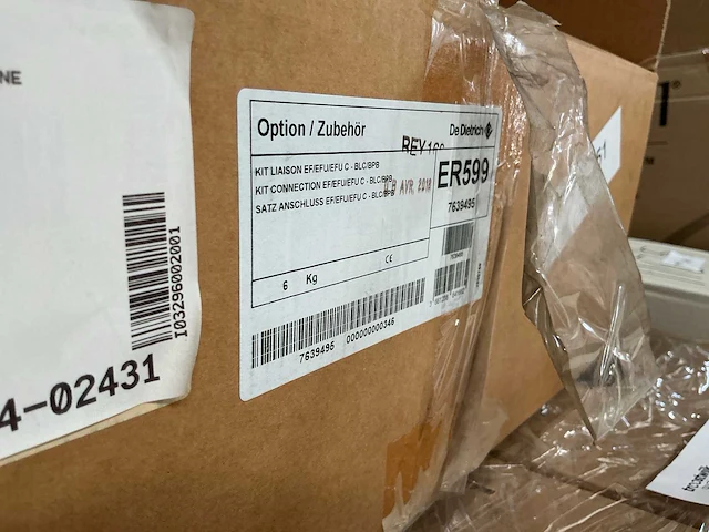 De dietrich er599 installatie aansluitset - afbeelding 3 van  3