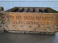 De drie ridders gijverinkhove - nostalgische bierkrat met flessen (2x) - afbeelding 3 van  7