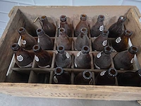 De drie ridders gijverinkhove - nostalgische bierkrat met flessen (2x) - afbeelding 6 van  7