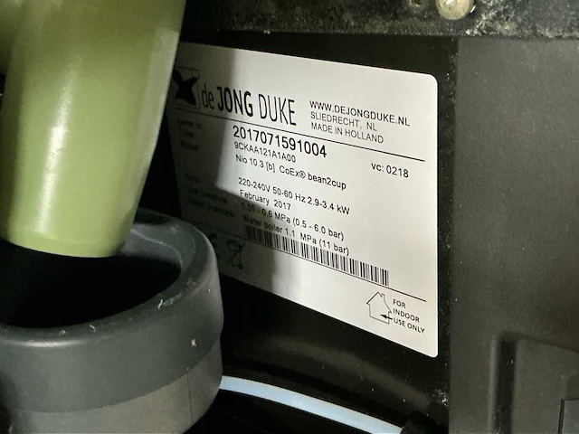 De jong duke nio koffiemachine - afbeelding 6 van  6