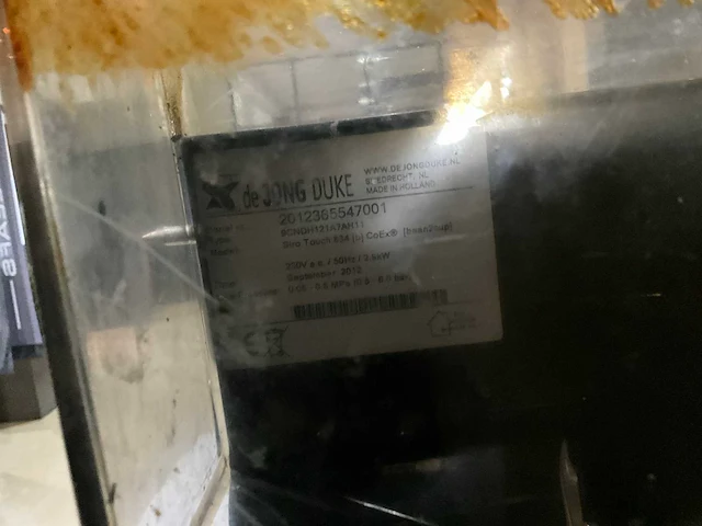 De jong duke siro touch 834 koffiemachine - afbeelding 2 van  10