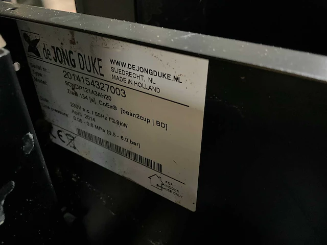 De jong duke zia koffiemachine - afbeelding 2 van  10