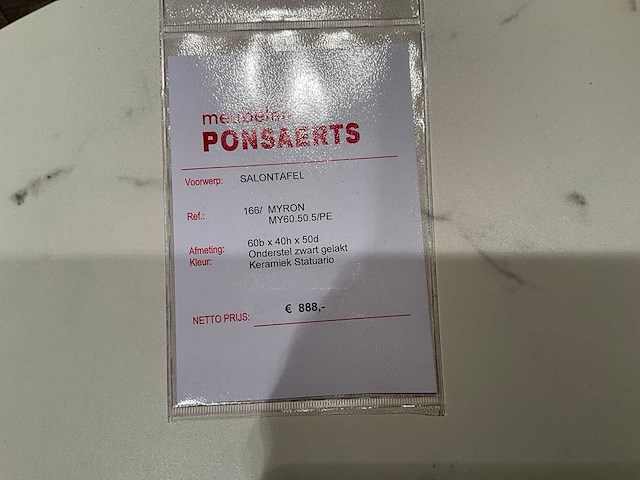 De kimpe myron salontafel - afbeelding 10 van  10