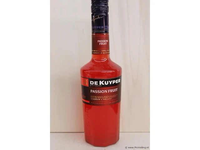 De kuyper passion fruit likeur - 50 cl - winkelverkoopprijs € 10.00 - afbeelding 1 van  3
