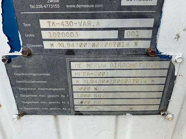 De meeuw ta-430-var.a schaftwagen - afbeelding 6 van  15