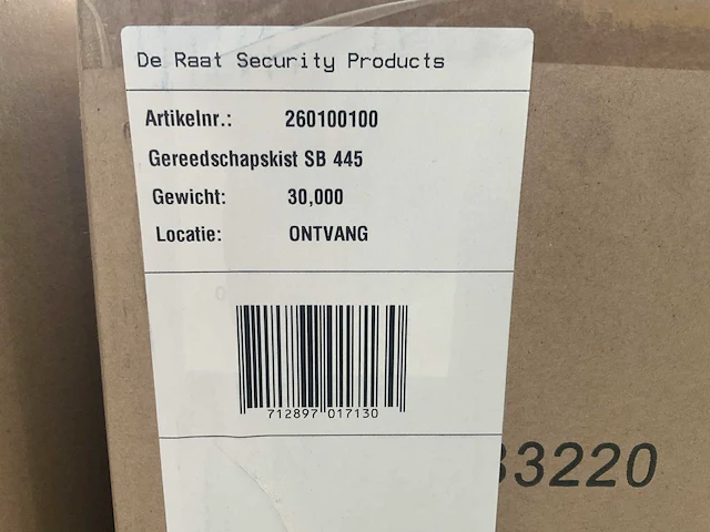 De raat sb445 gereedschap/transportkist - afbeelding 5 van  13