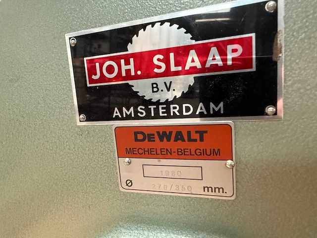 De walt - 1980 - radiaalafkortzaagmachine - afbeelding 6 van  7