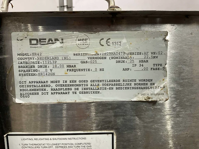 Dean sr42 frituur - afbeelding 2 van  10