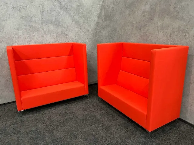 Deberenn cara high - akoestische 2,5 zits design sofa (2x) - afbeelding 8 van  17