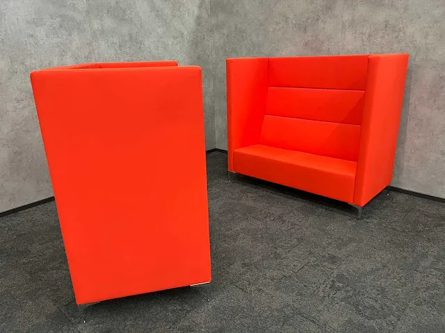 Deberenn cara high - akoestische 2,5 zits design sofa (2x) - afbeelding 9 van  17