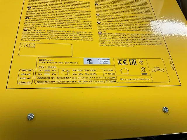 Deca class booster 410a acculader - afbeelding 6 van  6