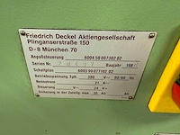 Deckel - 1988 - fp4a - cnc freesmachine - afbeelding 9 van  9