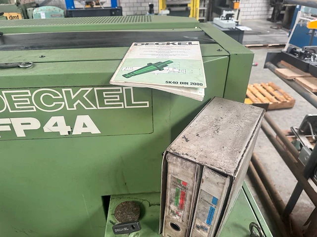 Deckel - 1998 - fp4a - cnc freesmachine - afbeelding 7 van  8