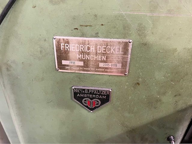 Deckel - fp2e - various milling machine - afbeelding 13 van  14