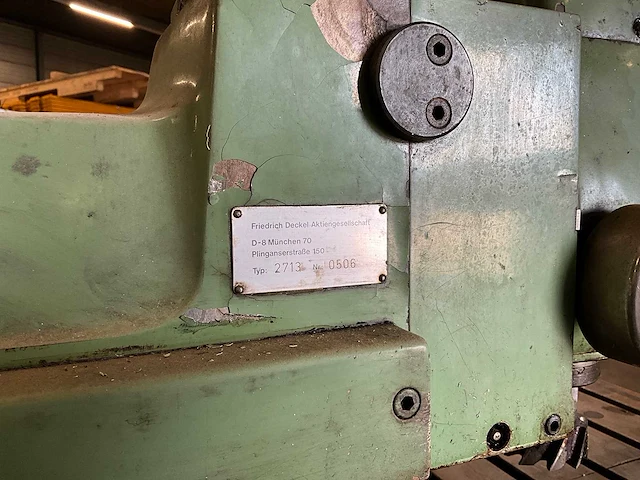 Deckel 2713 metaal freesmachine - afbeelding 5 van  14
