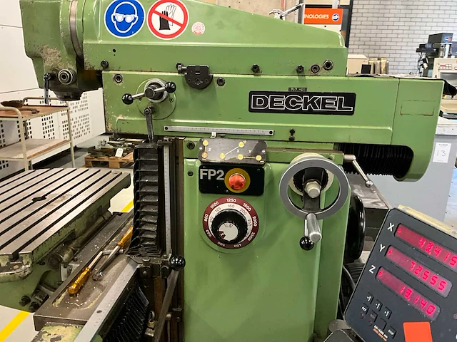 Deckel fp2 universele freesmachine - afbeelding 17 van  20