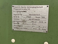 Deckel fp3nc cnc freesmachine - afbeelding 2 van  8