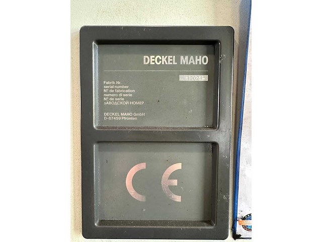 Deckel maho - dmu 125 p - cnc milling machine - 1997 - afbeelding 5 van  19