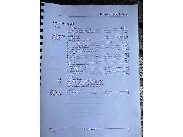 Deckel maho - dmu 60t - cnc-milling machine - 2001 - afbeelding 9 van  18