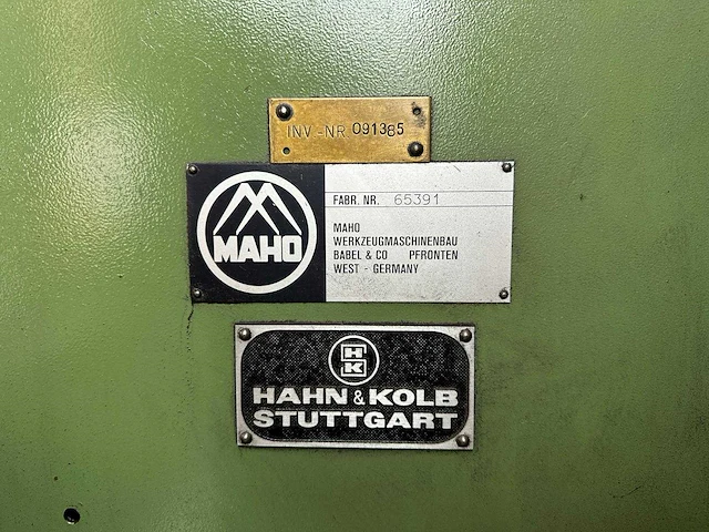Deckel maho - mh 600 c - cnc-freesmachine - afbeelding 7 van  8