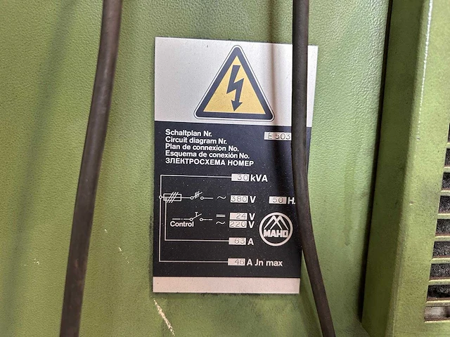 Deckel maho - mh 600 c - cnc-freesmachine - afbeelding 8 van  8