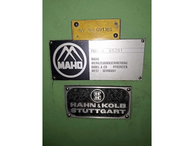 Deckel maho - mh 600 c - universal milling machine - afbeelding 12 van  13
