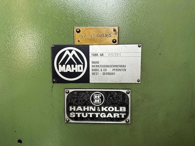Deckel maho - mh 600 c - universal milling machine - afbeelding 3 van  13
