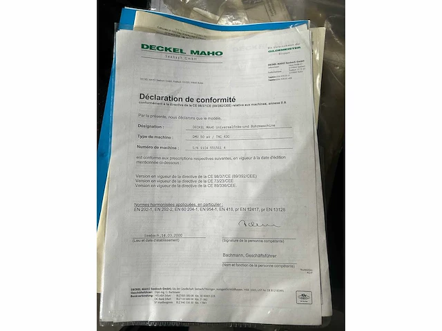 Deckel maho, dmg - dmu 50 evolution - cnc freesmachine - 2000 - afbeelding 18 van  26