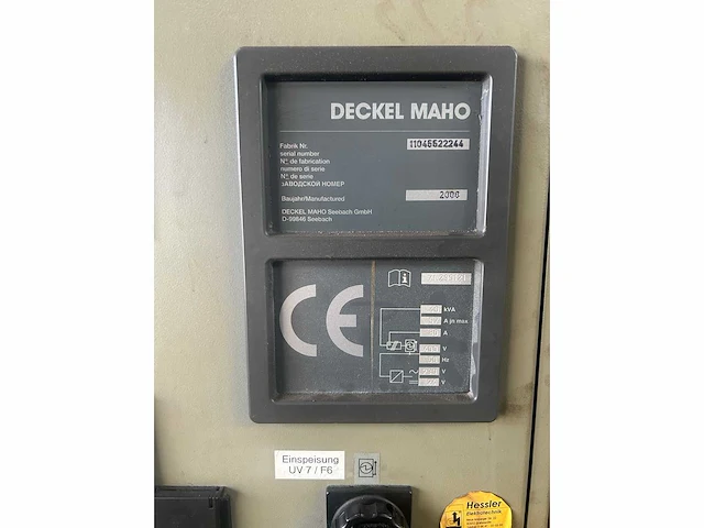 Deckel maho, dmg - dmu 50 evolution - cnc freesmachine - 2000 - afbeelding 5 van  9