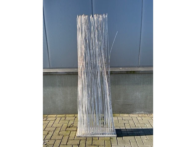 Decoratie bamboe stokken, wit - afbeelding 1 van  3