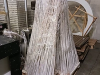 Decoratie bamboe stokken, wit - afbeelding 2 van  3