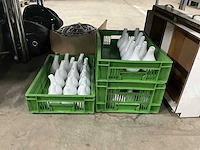 Decoratie bloemvaasjes (46x) - afbeelding 1 van  5