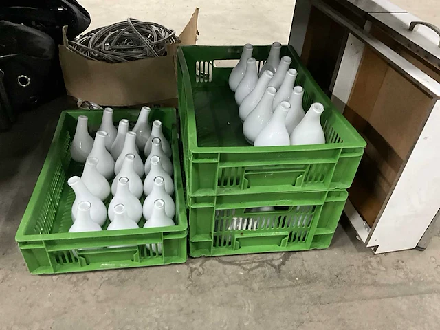 Decoratie bloemvaasjes (46x) - afbeelding 2 van  5