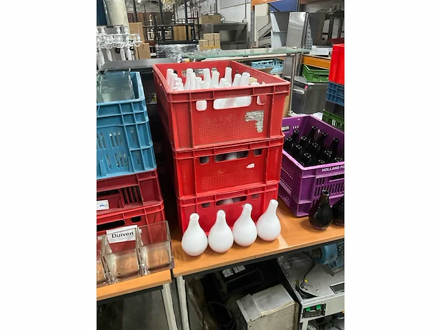 Decoratie bloemvaasjes (65x) - afbeelding 2 van  6