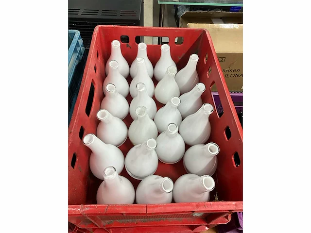 Decoratie bloemvaasjes (65x) - afbeelding 3 van  6