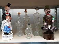 Decoratie flessen - incl. 2 flessen met muziekdoosje eronder - 6 x - afbeelding 1 van  5