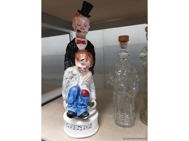 Decoratie flessen - incl. 2 flessen met muziekdoosje eronder - 6 x - afbeelding 2 van  5