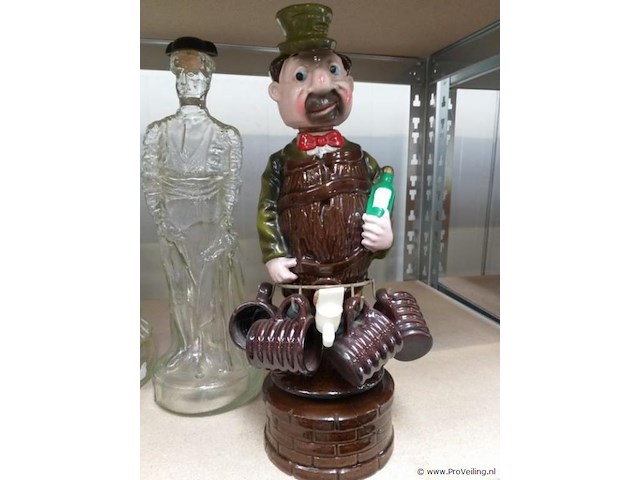 Decoratie flessen - incl. 2 flessen met muziekdoosje eronder - 6 x - afbeelding 4 van  5