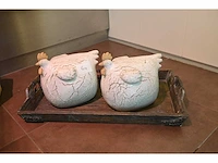 Decoratie kippen set - afbeelding 1 van  3