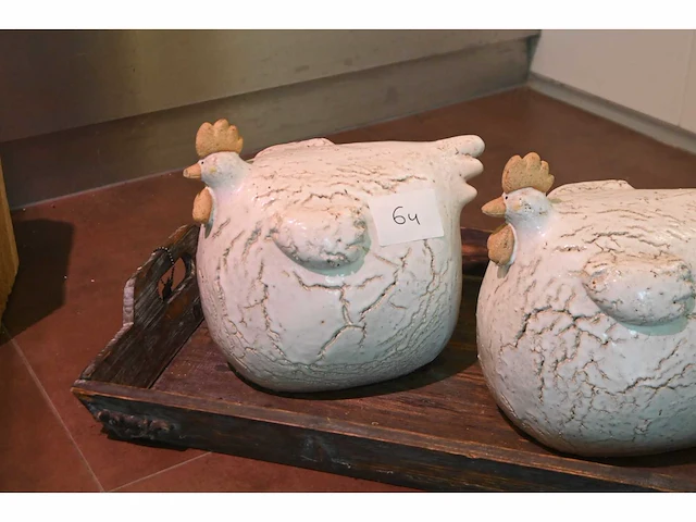 Decoratie kippen set - afbeelding 2 van  3