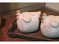 Decoratie kippen set - afbeelding 2 van  3