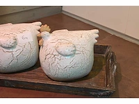 Decoratie kippen set - afbeelding 3 van  3