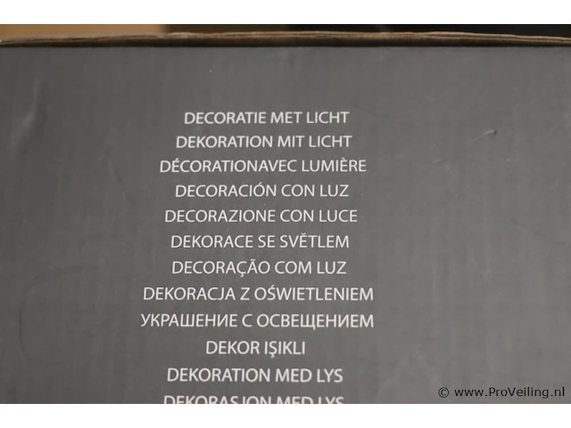 Decoratie met licht - 3 stuks - afbeelding 4 van  4