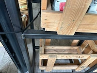 Decoratie rek met 6 kratjes - afbeelding 2 van  4