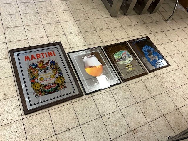 Decoratie spiegel (4x) - afbeelding 1 van  6