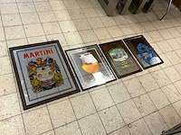 Decoratie spiegel (4x) - afbeelding 1 van  6